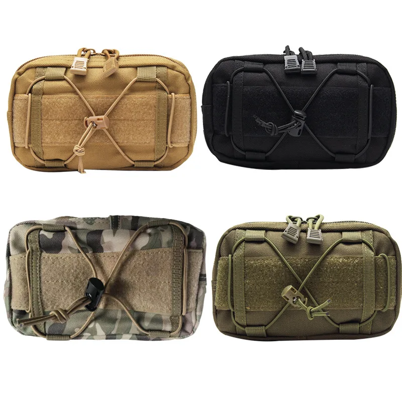 Molle Horizontal Admin Pouch Compact 1000D Utility Edc Tool Gear Gadget Waist Bag Organizer Caming Molle Pouch