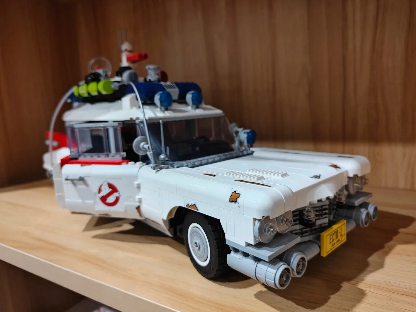 

2352 шт. ECTO-1 креативный строительный блок для автомобиля, совместимый с 10274 кирпичами, модель игрушечного автомобиля на Хэллоуин, рождественские подарки