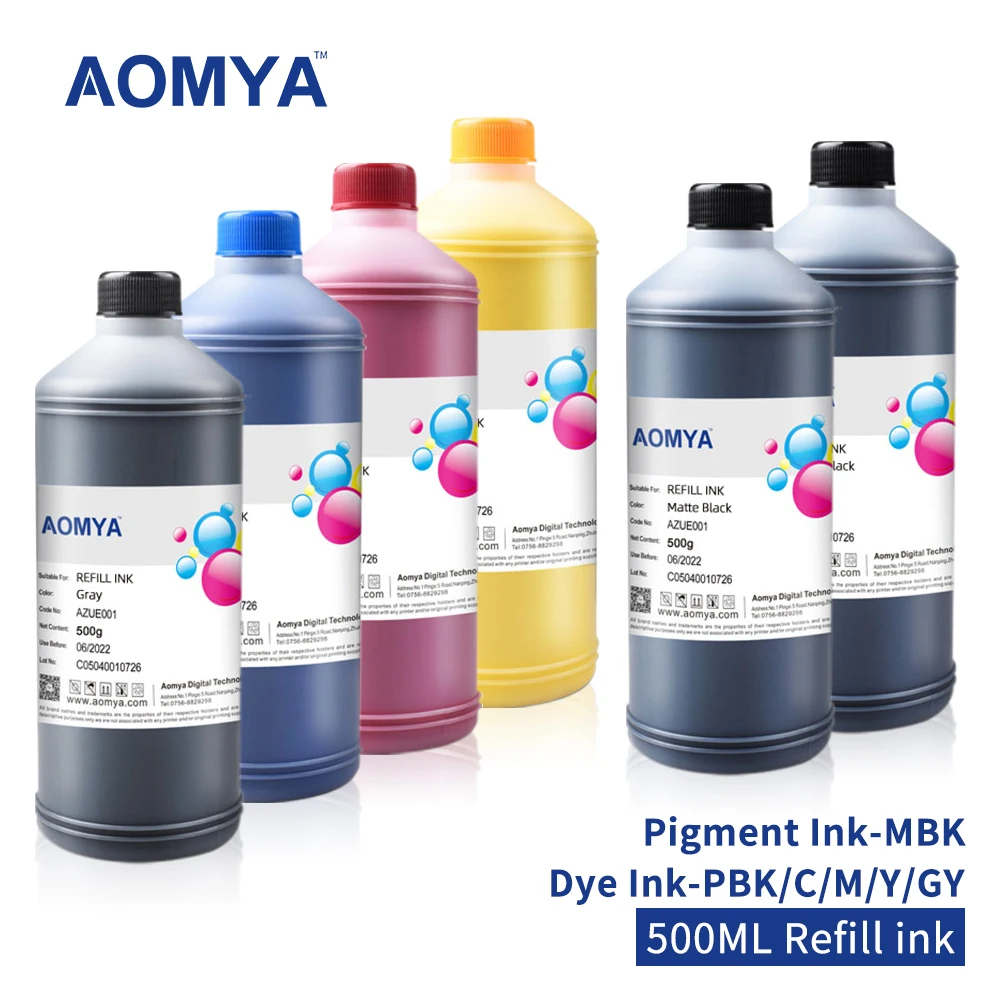 Aomya Refill Ink for HP72 HP 730 727 728 For HP Designjet T920 T1500 T2500 T930 T730 T830 T1530 T2530 T1600 T2600 T1700 Printer