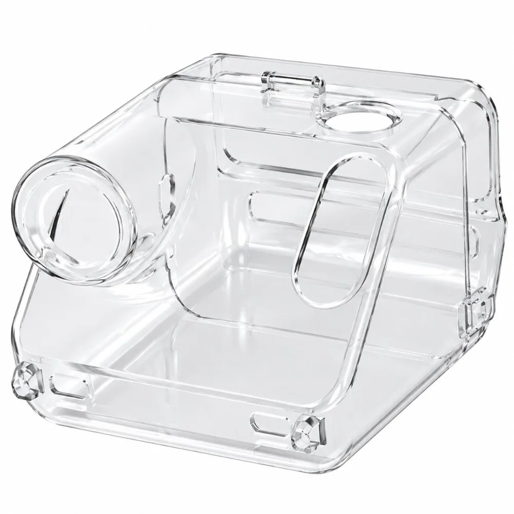 Transparent Instant Camera Case PC Scratch Resistant Crystal Protective Shell Precise Cutouts Snap Closure for Polarized Go 3