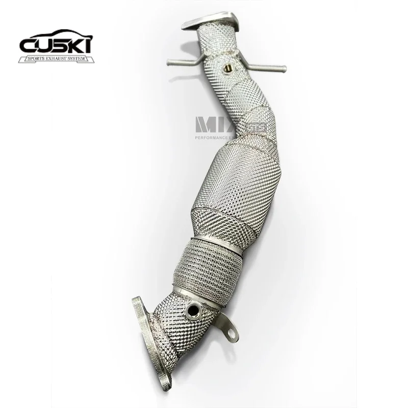 High Flow exhaust downpipe for Land Rover Freelander2  LR2 2.0T 2012-2018 quality stainless steel car Exhaust Modification