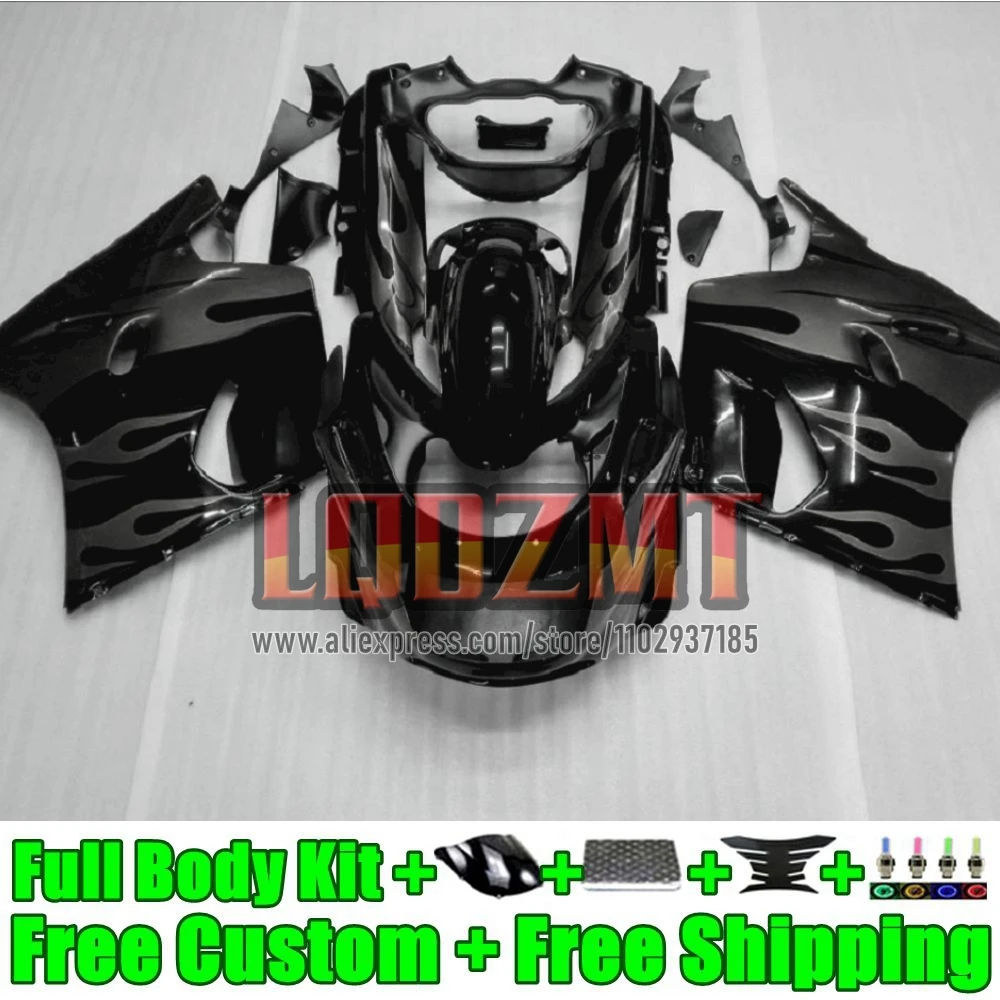 ZX-11R For KAWASAKI NINJA ZZR1100 ZX 11R 56No.128 grey flames ZX11 R ZX11R 93 94 95 96 97 ZZR 1100 1998 1999 2000 2001 Fairings