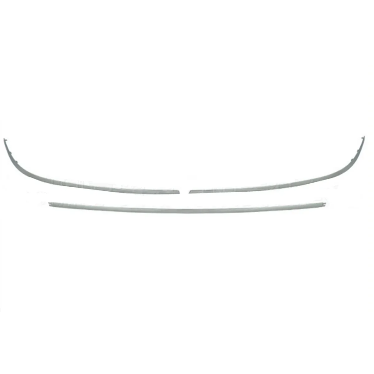 1 Set Front Bumper Lower Chrome Molding Trim 2218850021 2218850121 2218850221 For Mercedes S Class W221 S300 S350 S400 S500 S600