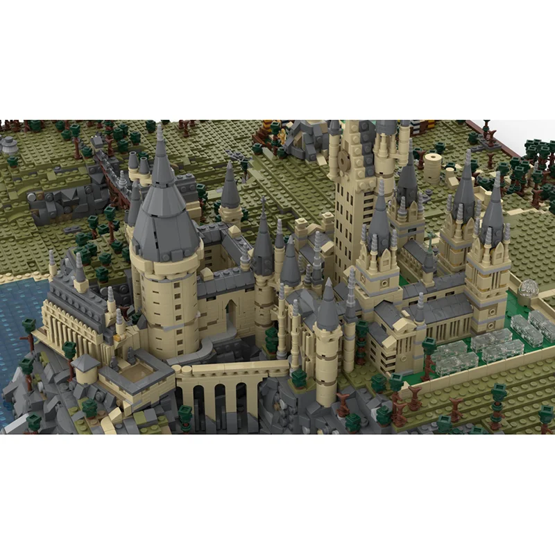 Famous Scene Model Moc Building Bricks Watts Castle Movie Model Technology Modular Blocks Gift City Street View Toy DIY Assembly