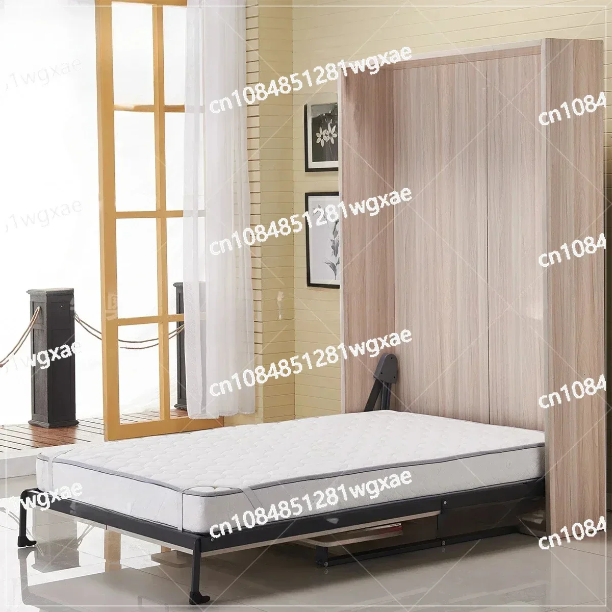 Home Invisible Bed with Table, Invisible Wall Bed, Invisible Murphy Hardware Accessories Folding