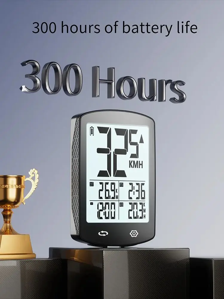 AliExpress Bikevee Wireless Bike Computer LCD Large Screen 3-inch Rechargeable With Backlight Bicycle Speedometer Odometer Ultra-long Standby Time