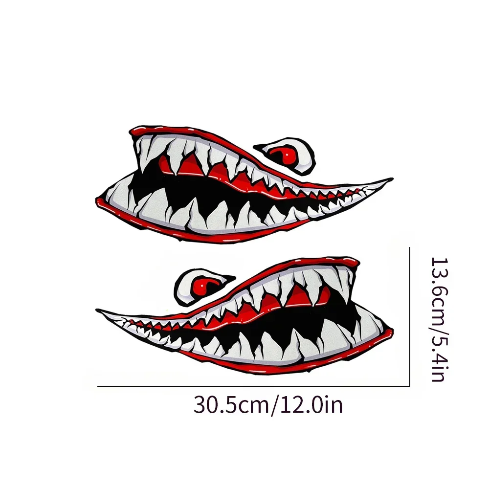 2pc Shark Motorcycle Stickers Side Fairings Decoration for Piaggio Vespa LXV LX GTVGTS PX Sprint 50 125 150 200 250 300 300ie