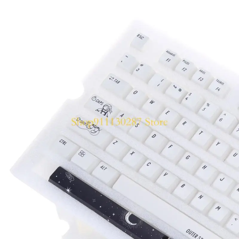 

J1HC 134 Keys Keycaps PBT Cherry Retro Keycap For 61 64 68 96 104 108 Layout DIY