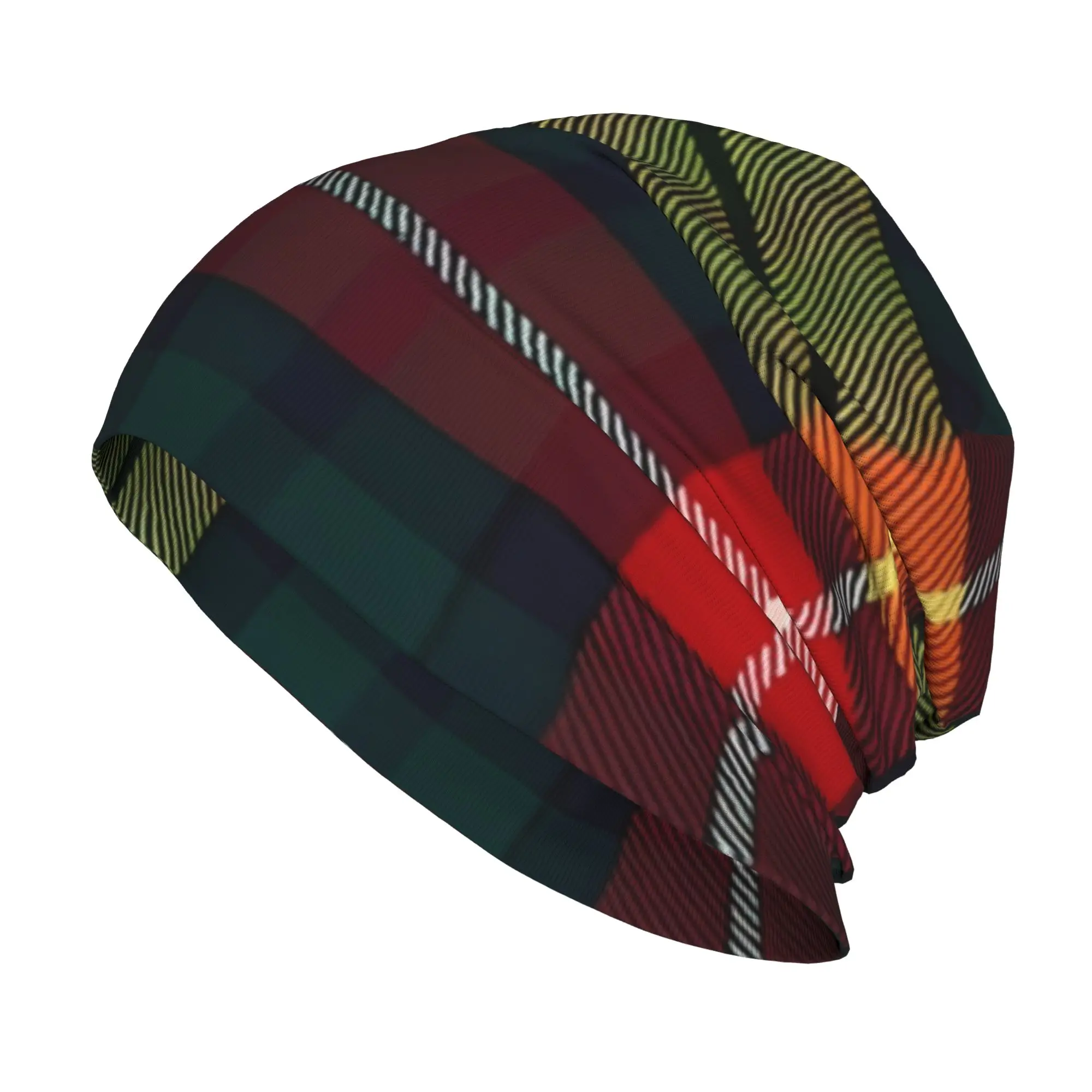 Buchanan Fashion Caps For Men Women Scottish Tartan Beanies Ski Caps Soft Bonnet Hats Skullies & Beanies Hat