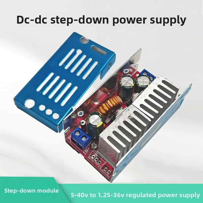 160W 8A DC-DC Vehicle Regulator Stepless Adjustable Step-down Module 5-40V To 1.25-36 V