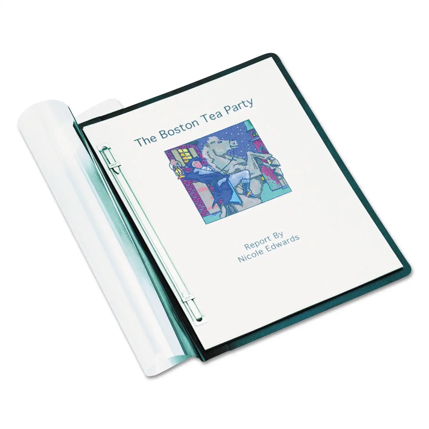 

Frosted Front Report Covers, Letter Size, 500 Sheets, Black Back