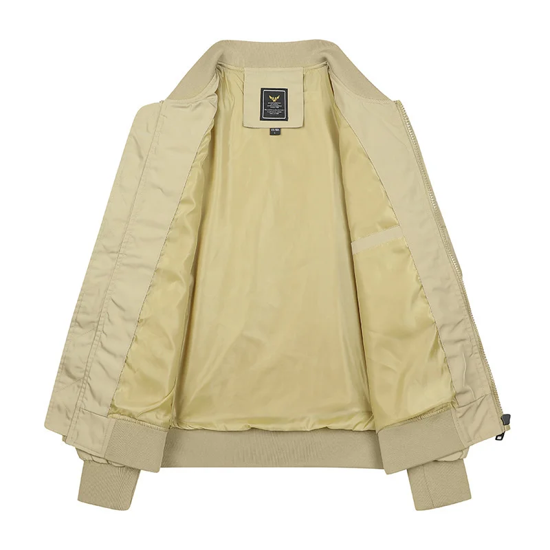 Bomber Jackets Men's American Baseball Jackets Windbreak Multi-pocket Work Coats Functional Clothing Winter Men's Coat Camping
