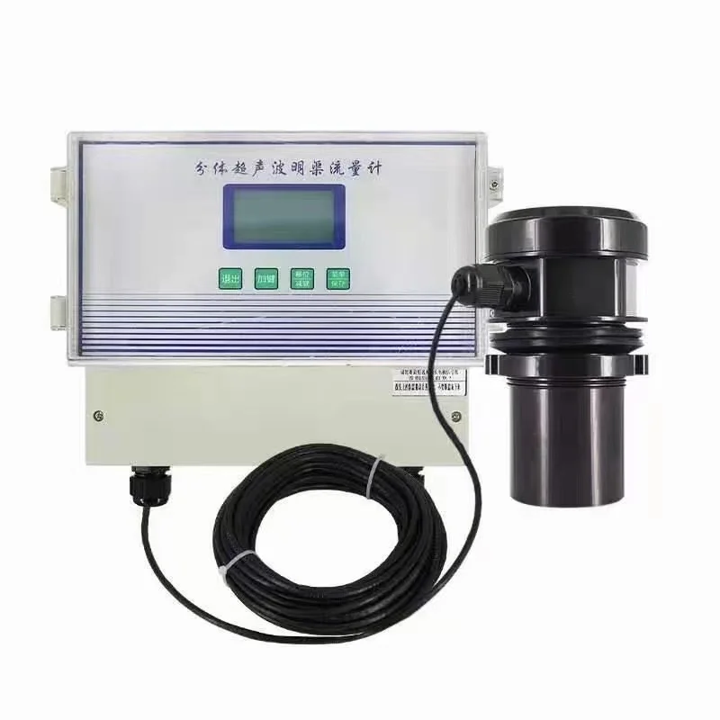 Open channel ultrasonic flow meter  water flow meter