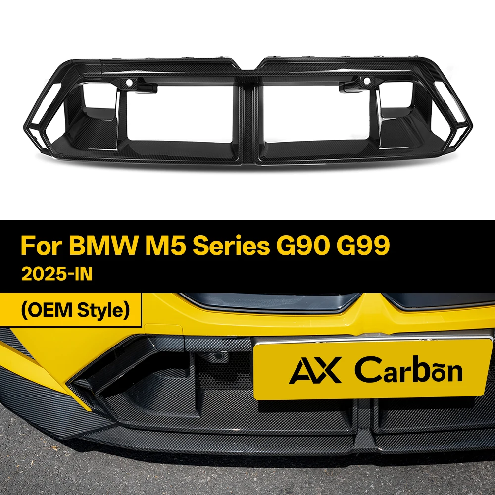 Embellecedor Central De Parachoques Delantero De Fibra De Carbono Real Para Bmw Serie M5 G90 G99 Estilo Oem 2025-In, 2 Piezas/Set — -21%, 85.25€ Coupon, from 320.69€ – 21% descuento – €320.69