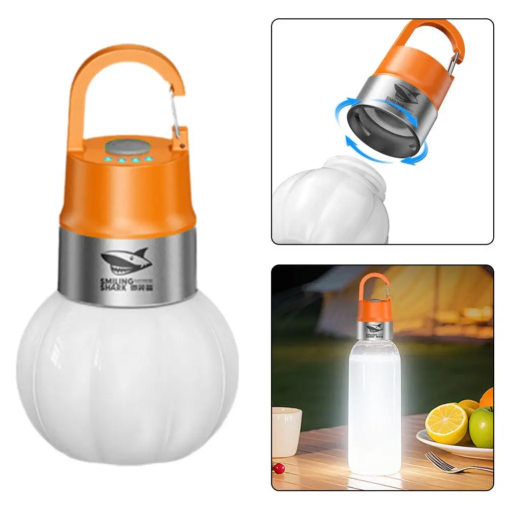 Rechargeable Mini LED Handheld Flashlight USB C Torch RGB Ambient Light Outdoor Camping Waterproof Tent Lamp Portable Hook Lamp