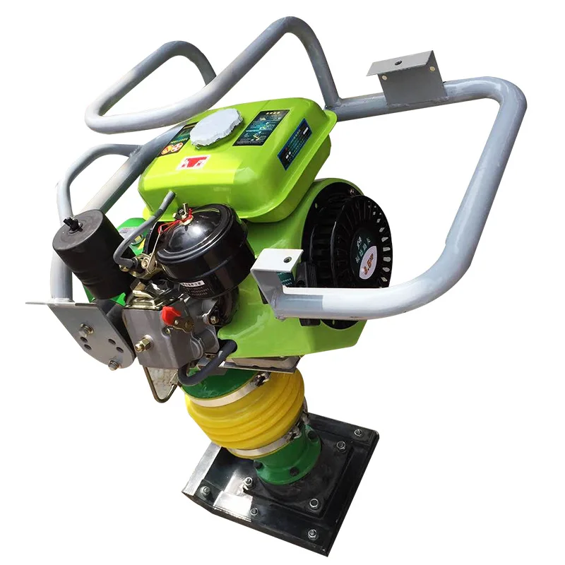 Good Quality Professional Handheld Earth Soil Tamping Rammer Diesel Jumping Rammer Vibration Tamper