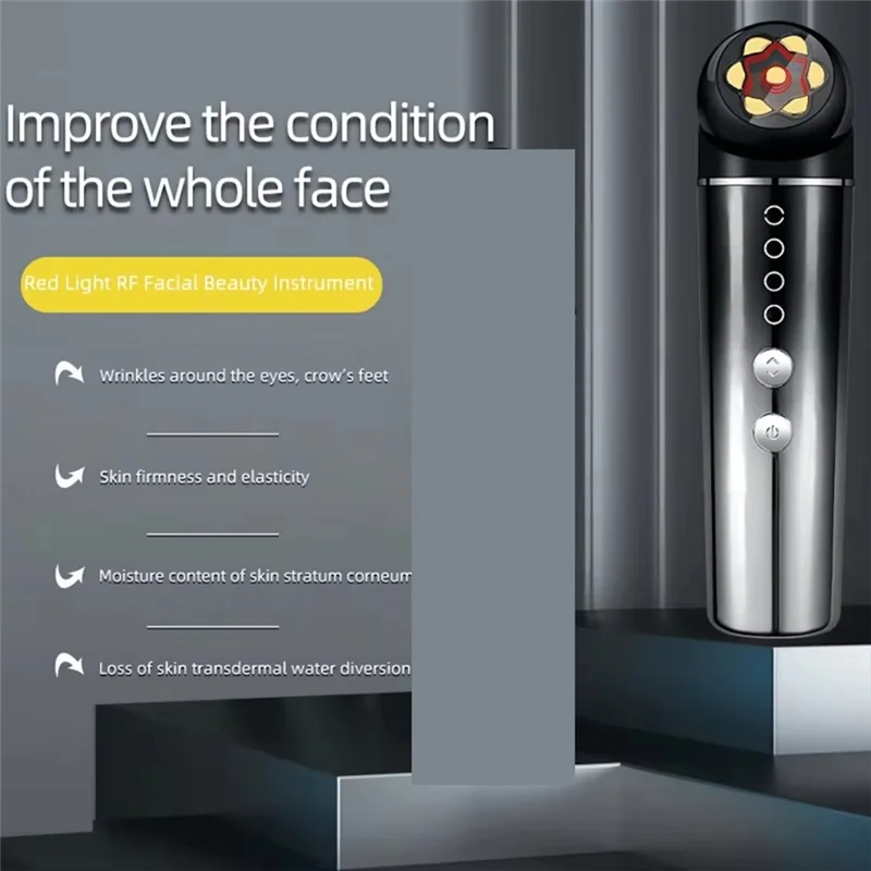 

B83B-Microcurrent Facial Device Red Light Face Sculpting Tool For Neck And Eye Skin Care Facial Massager Perfect Gifts