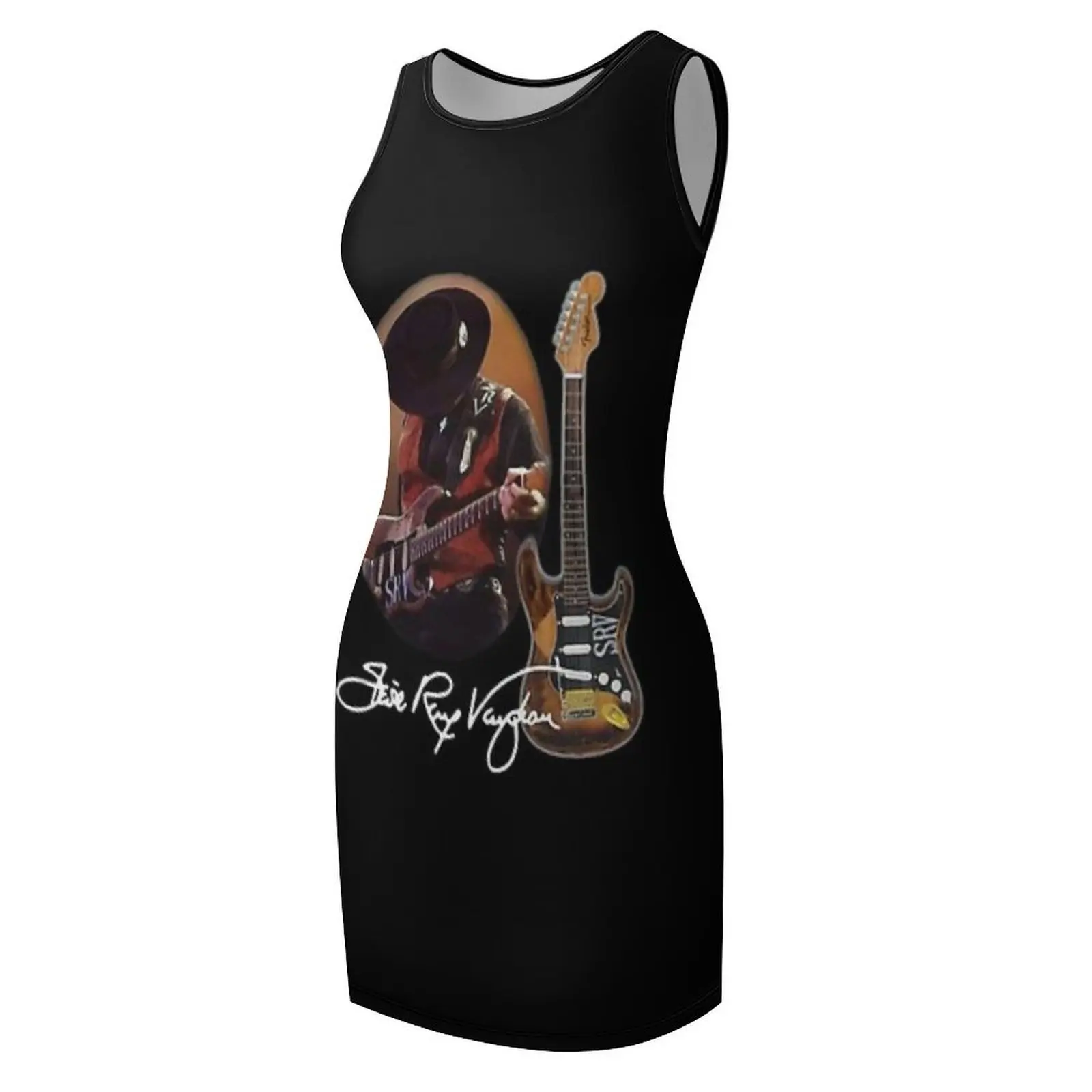 Ray mit Gitarre, ärmelloses Sommerkleid, Brautkleider für Damen, Kleid für Damen, Sommer, Damenkleider, Kleider, Sommerfrau 2025,