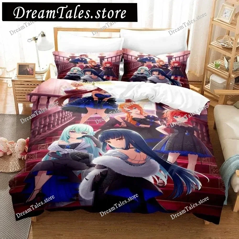 

Kawaii Girl World Dai Star Cartoon Poster Sheets Quilt Covers Bedding Dormitory Sheets Bedding Set Soft Warm Bedding Set