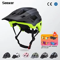 SEEKER nuevo casco de bicicleta de montaña todoterreno antiimpacto moldeado integrado bicicleta de carretera ultraligera hombres y mujeres casco de ciclismo al aire libre