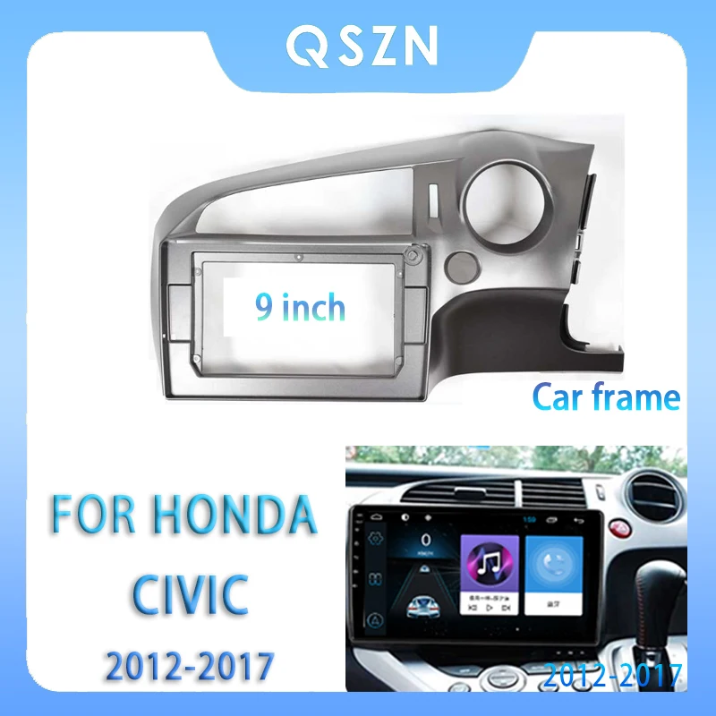 

For Honda Civic 2012-2017 10.1 Inch Car Radio Fascia Android MP5 Player Panel Casing Frame 2Din Head Unit Stereo Dash Cover