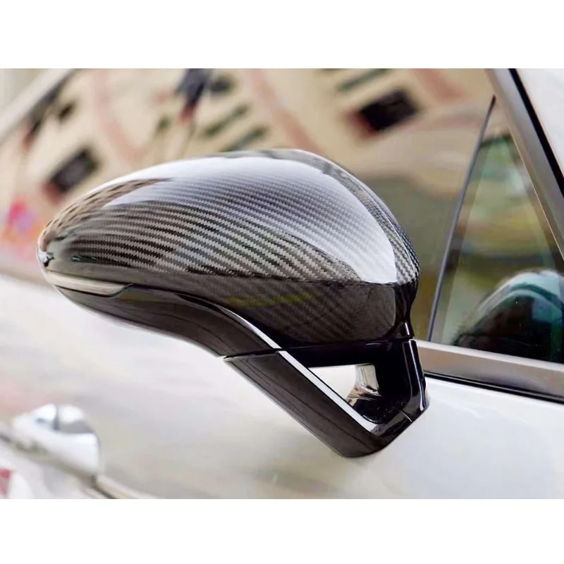 ألياف الكربون مرآة الرؤية الجانبية الخلفية المصنعين غطاء مرآة أجزاء الجناح ل porsches باناميرا 971.1 971.2 976 2017-2025