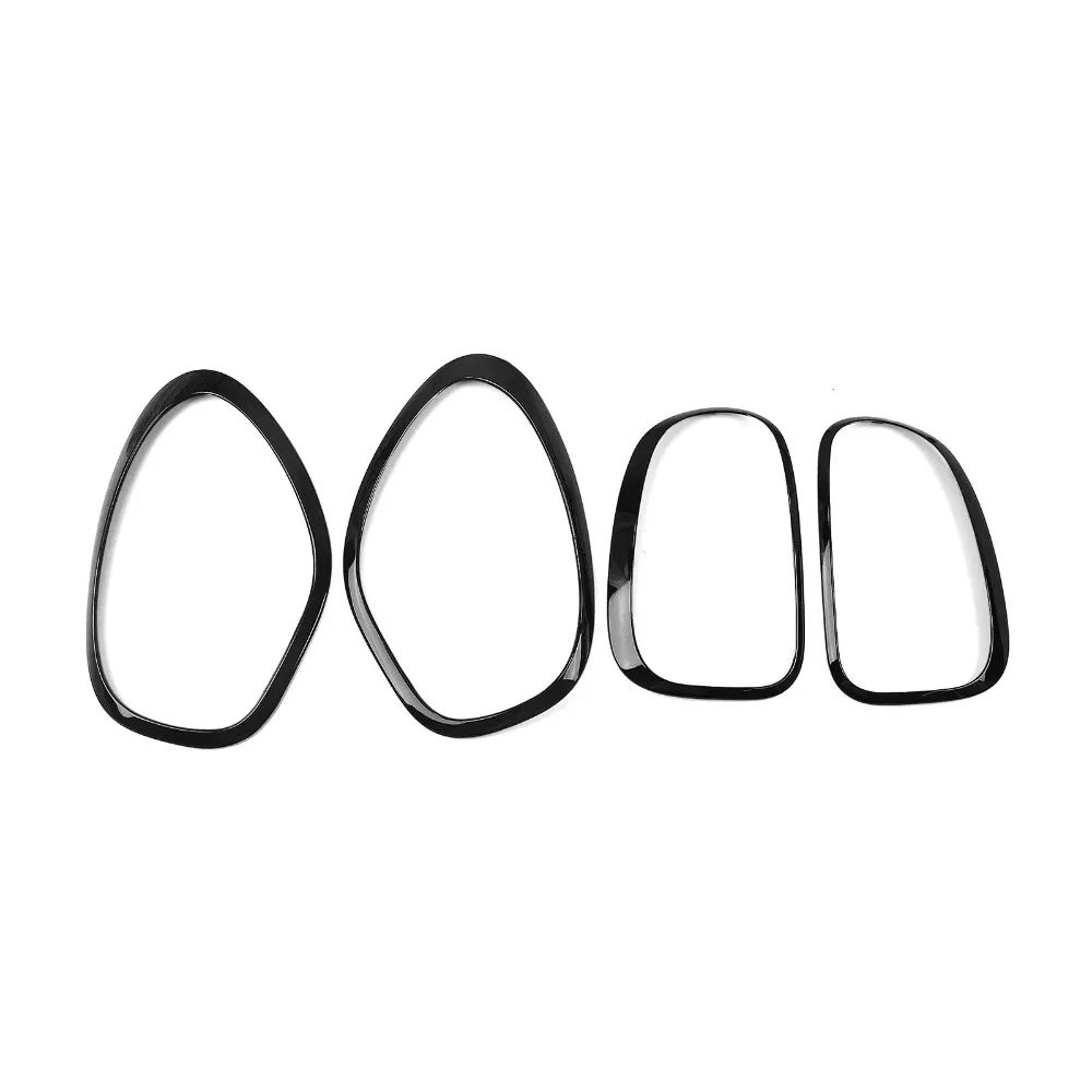 For Mini Cooper R60 Countryman 2011-2016 Gloss Black Car Headlight Ring Bezel Trim Surround Cover Taillight Frame Trim Kit