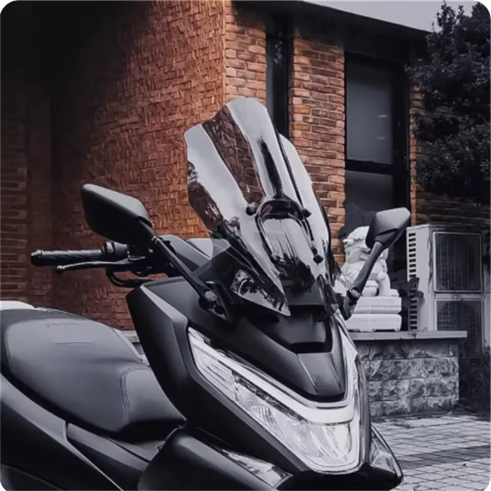 

For CFMOTO150SC 150 SC modified windshield with raised adjustable rearview mirror for forward windshield movement