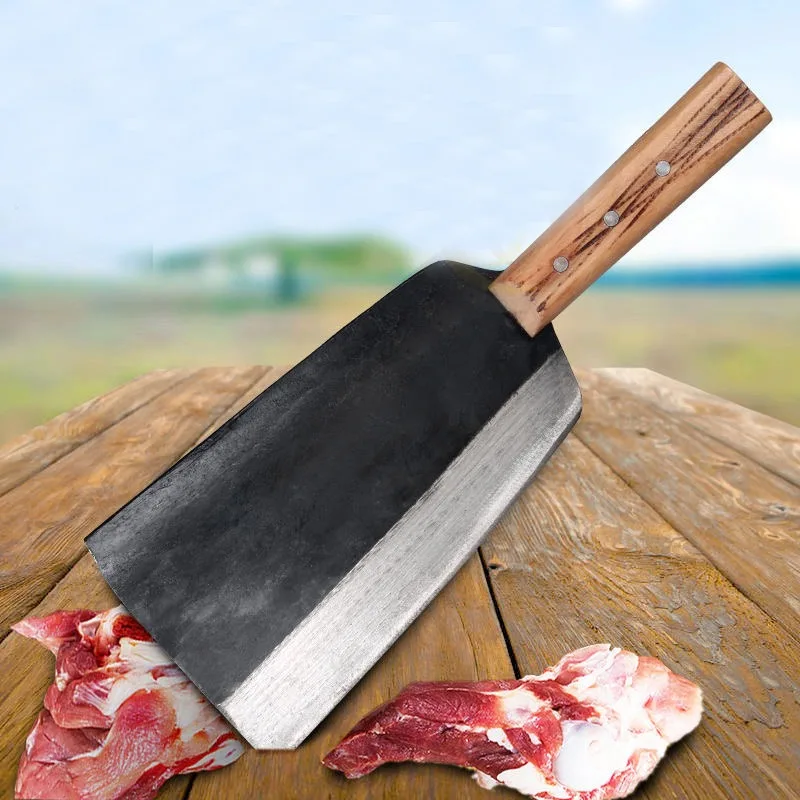 Traditional Heavy Chooping Cleaver Knife Bone Chopper Slaughter Chooping Axe Knives Butcher Tools Bone Cutter Cleaver