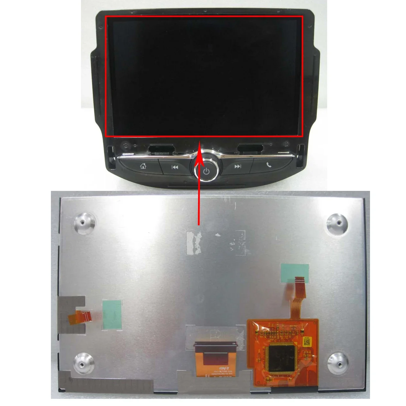 Original LCD Navigation Display Touch Screen 7Inch for Chevrolet Beat SEDAN 1.2 2018-2020 Trax Sonic Cruze Mylink 2017-2021