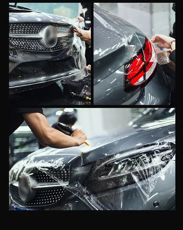 Film Pelindung Cat Mobil TPU PPF Premium Gloss Color Self-Healing Anti-Gores Transparan untuk Pelindung Bodi Otomotif