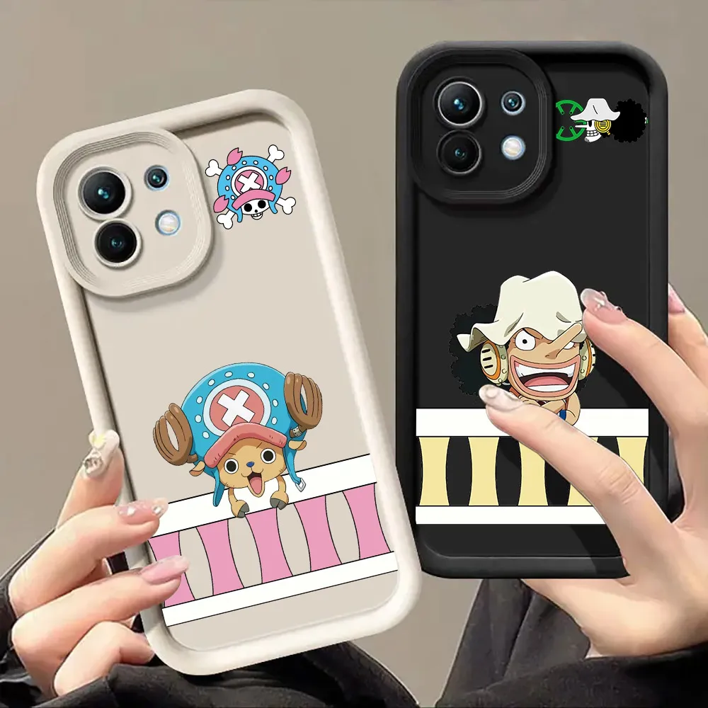 

Cute Chopper Usopp Nami Silicone Case For Xiaomi 15T 14T 13T Pro 15 Ultra 17Pro Max Poco F7 X7 X6 F5 M6 M7 Pro Soft Phone Cover