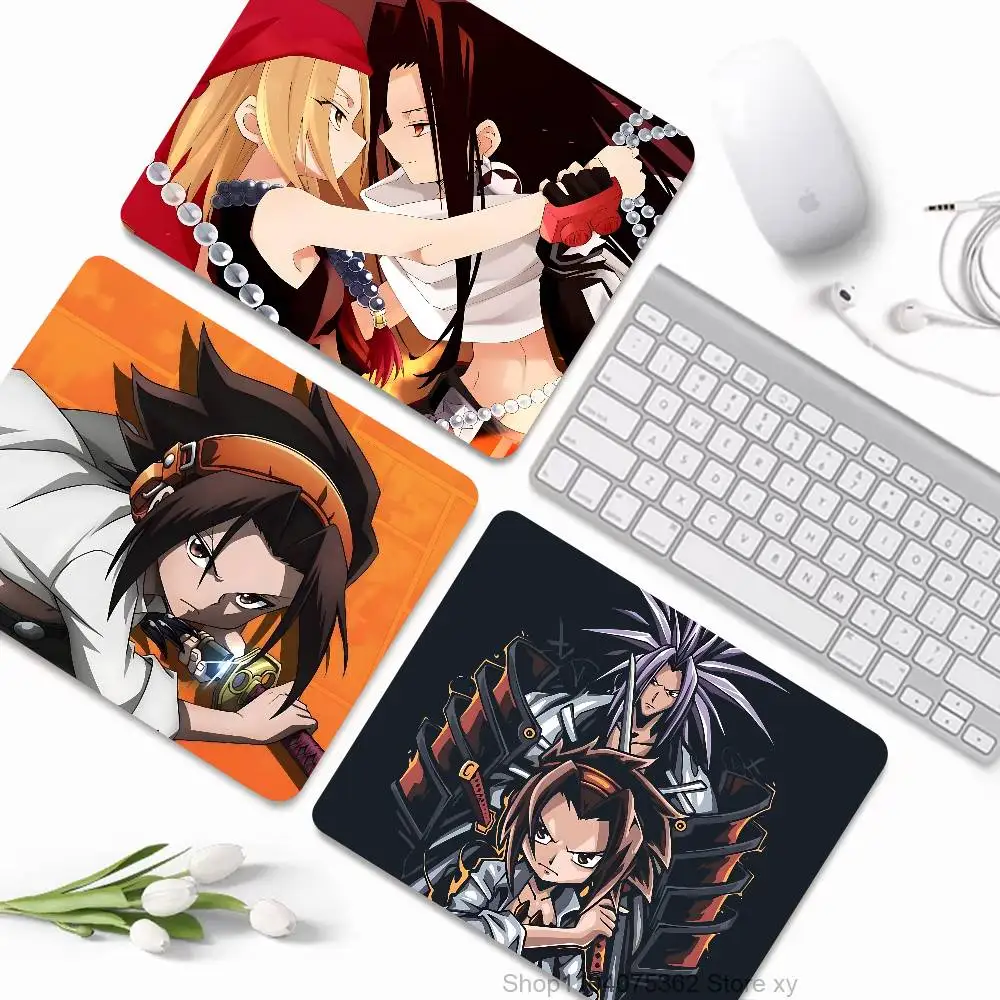 Anime Shaman King Mousepad Small LockEdge Mouse Pad For Gamers Computer Desk Pad Rectangular Anti-slip Rubber