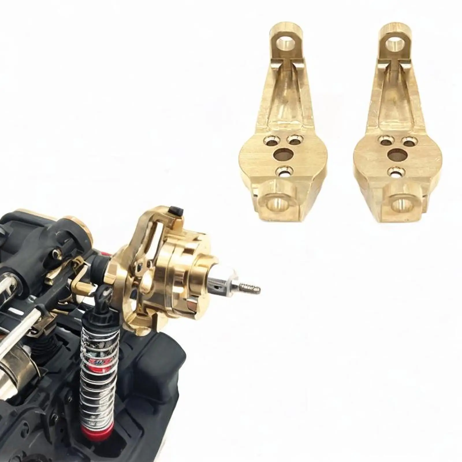 

RC Vehicle Parts Front Axle Seat Stylish Sturdy High Strength Brass Upgrade Kit