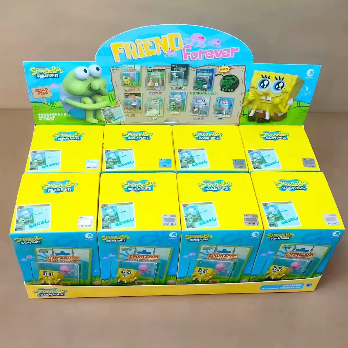 New Genuine SpongeBob SquarePants Heartbeat Encyclopedia Series Toy  Magnetic Figure Fridge Magnets Home Decoration Toy Gift