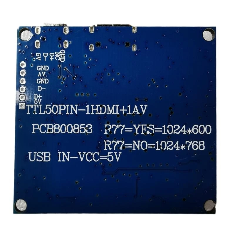 62KA DIY Płytka Sterownika LCD do Paneli LED LVDS 40 Pinów 1024x600 1024x768 LCD P, Wysoko Kompatybilny Uniwersalny Sterownik