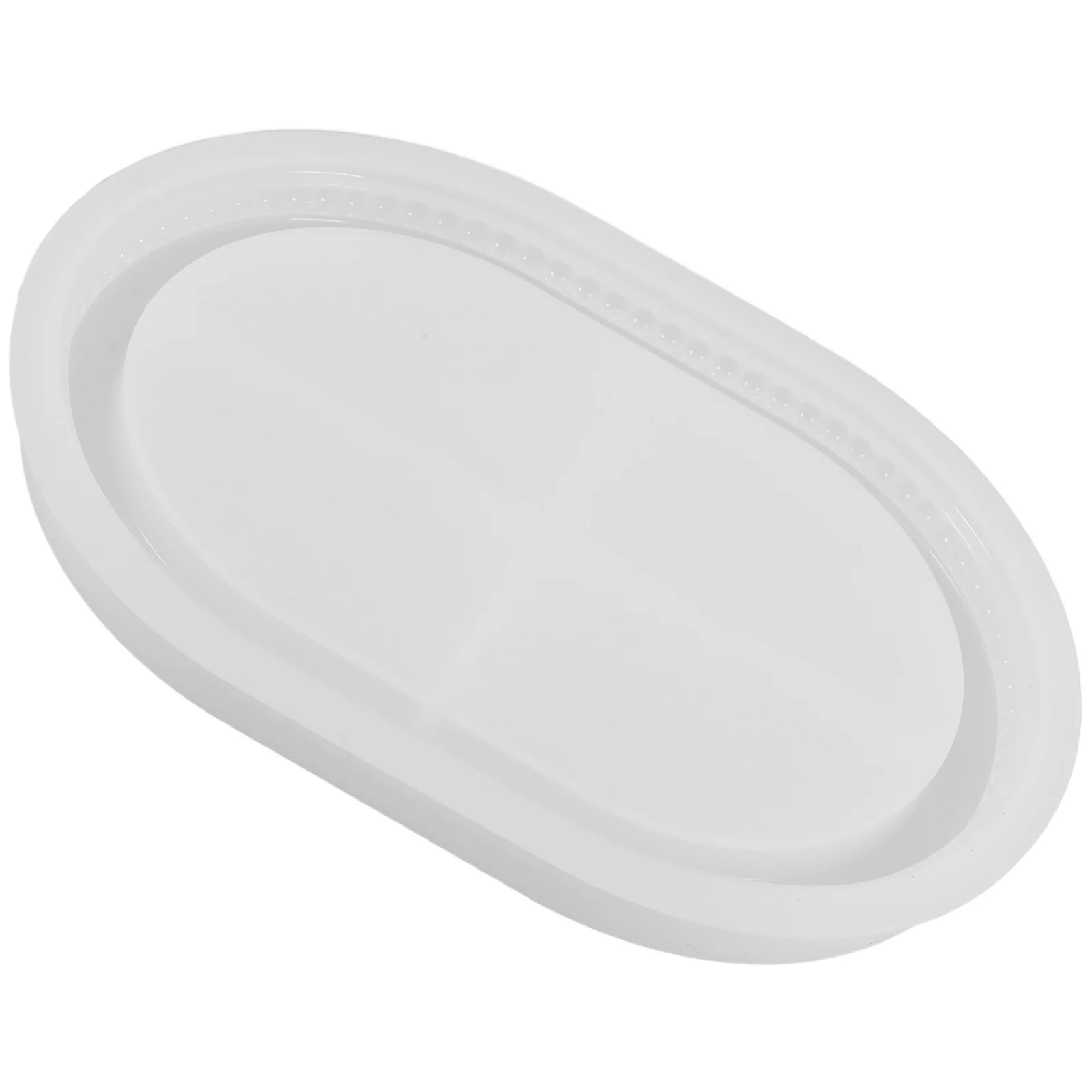 

Silicone Tray Mold Oval Shaped DIY Candlestick Resin Epoxy Plate Decor Handmade Gift Silicone Mold Tray