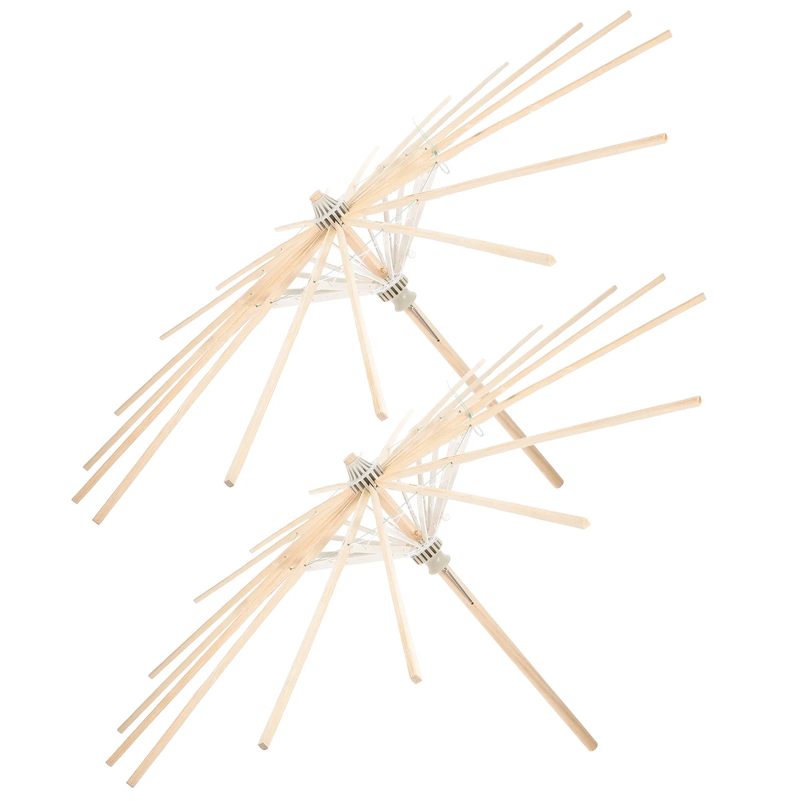

2pcs Oiled Paper Racks Bamboo Decorative Umbrella Stands Handmade Chic Stage Props For Photography Holiday Home Party Decoration