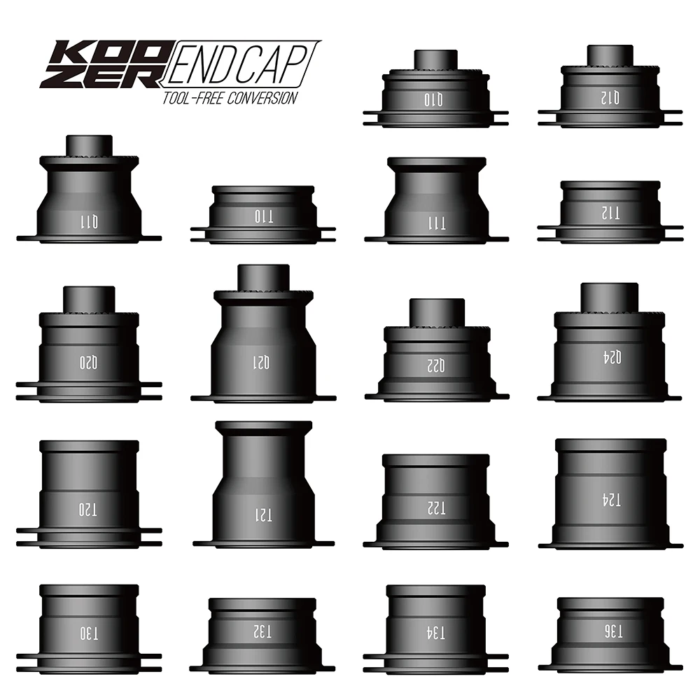 Koozer Hub Endcap 23 New XM490 460 450 Repair Parts 5x100 9x100 10x135 QR 15x100 12x142mm THRU 12x135 110 148 Converter Adapter