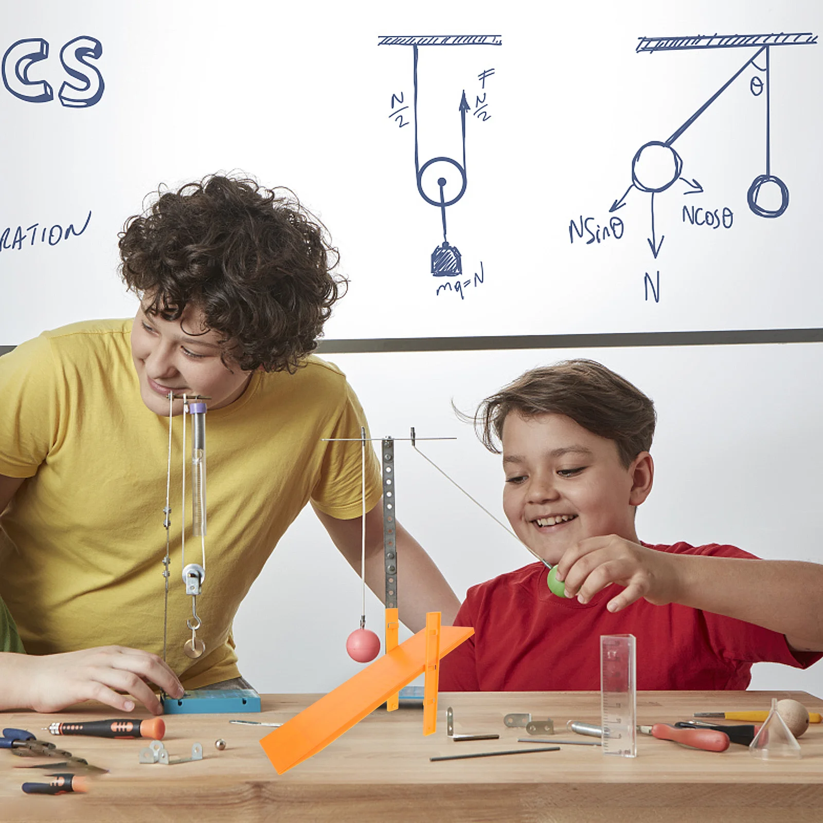 

3Pcs Inclined Plates Plastic Slopes Random Color Physics Experiment Equipment Physics Teaching Tool School Teaching Aids