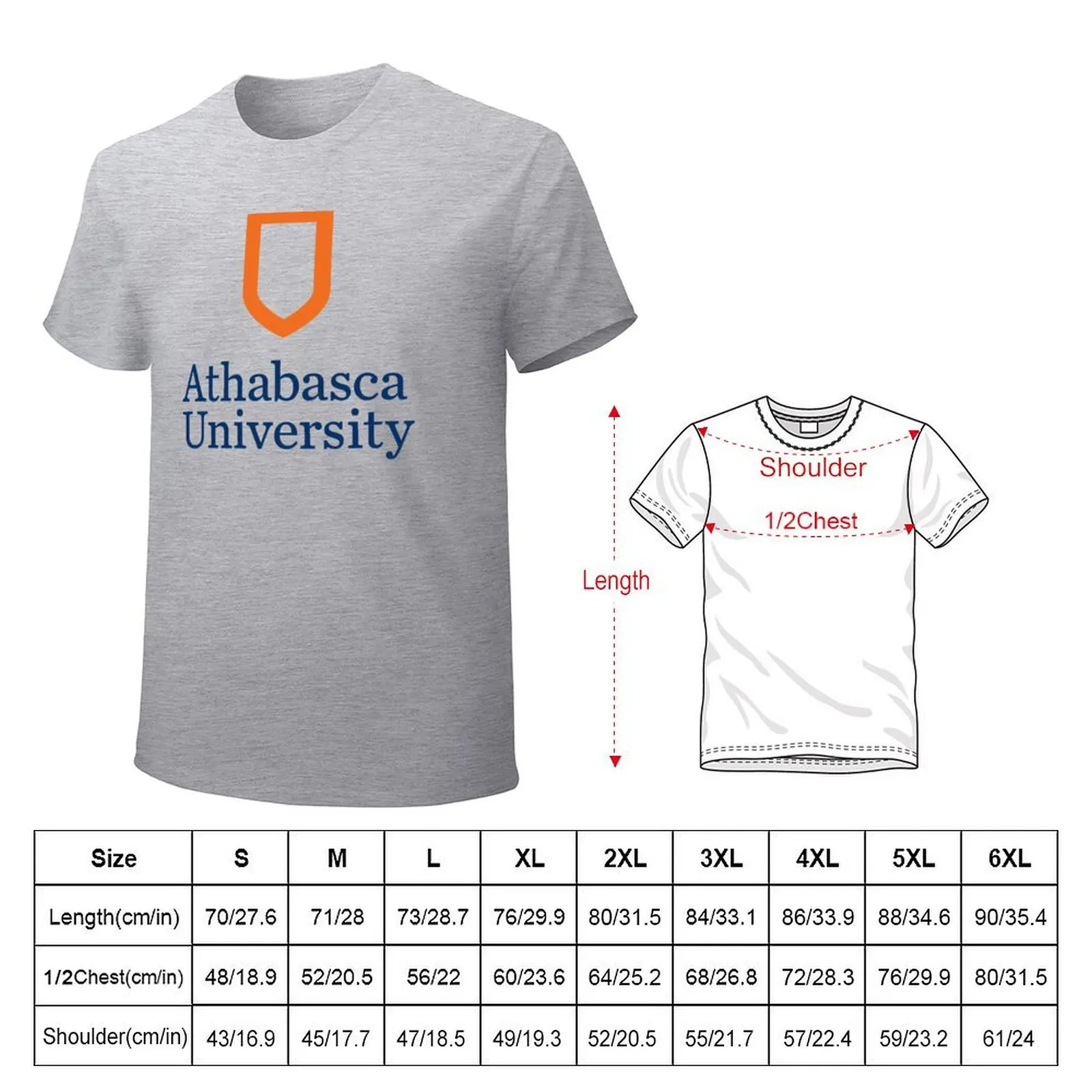 Univ Athabasca Style T-Shirt graphics kawaii clothes vintage clothes mens clothes