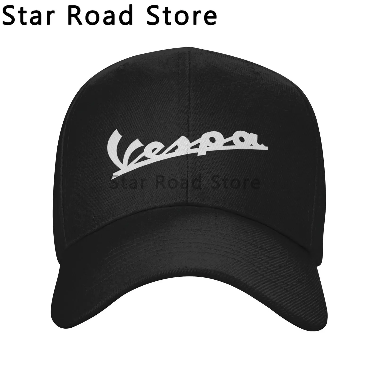 Italy Vespas Motorcycle Print Baseball Caps Outfits for Unisex Casual Distressed Washed Hats Dad Hat Adjustable