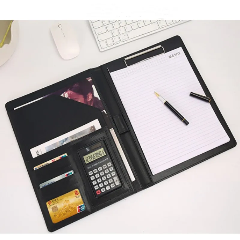 

Многофункциональная папка для конференц-файлов формата А4 C8282, деловые канцелярские принадлежности, информационная кожаная сумка, зажим для хранения документов в контракт