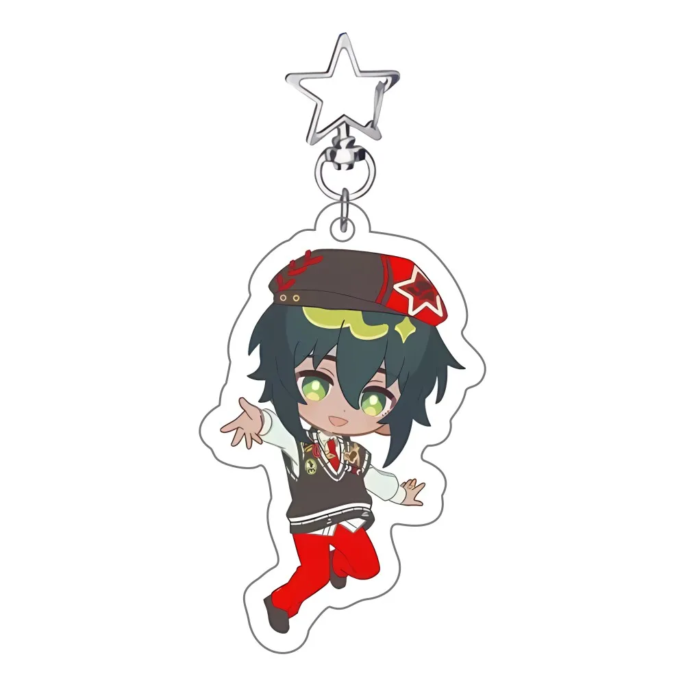Game Sparklink Stars 6CM acrylic stand keychain Voice actor character Lisse Chan EliEe desk decoration - Fan collection gift