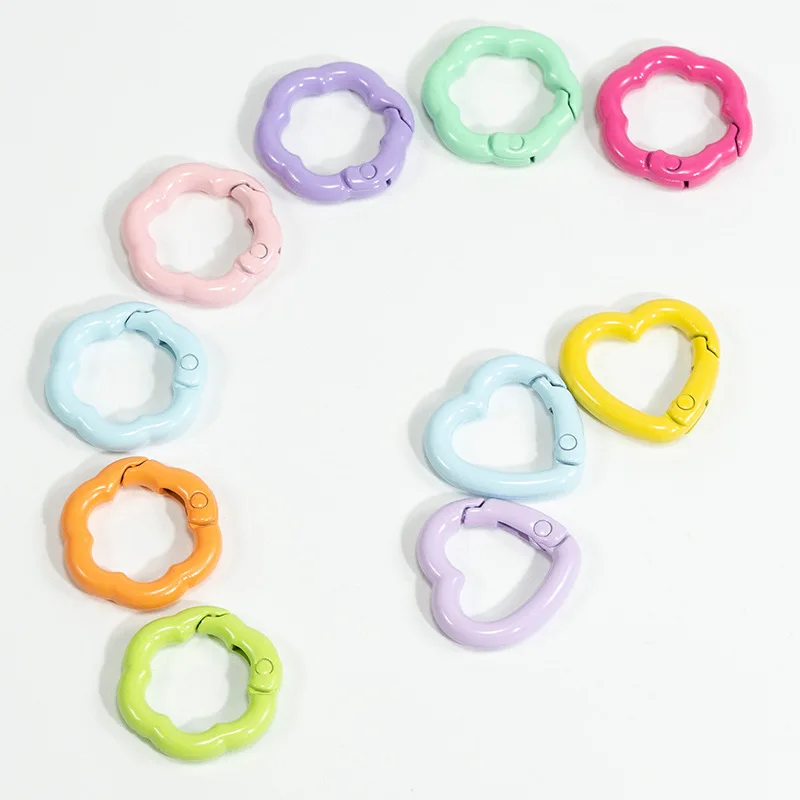 5 قطعة مزيج معدني اللون حلقة المفاجئة هوك الربيع المشبك كليب موصلات حلقة تسلق DIY بها بنفسك المفاتيح مستلزمات صناعة المجوهرات اكسسوارات #4