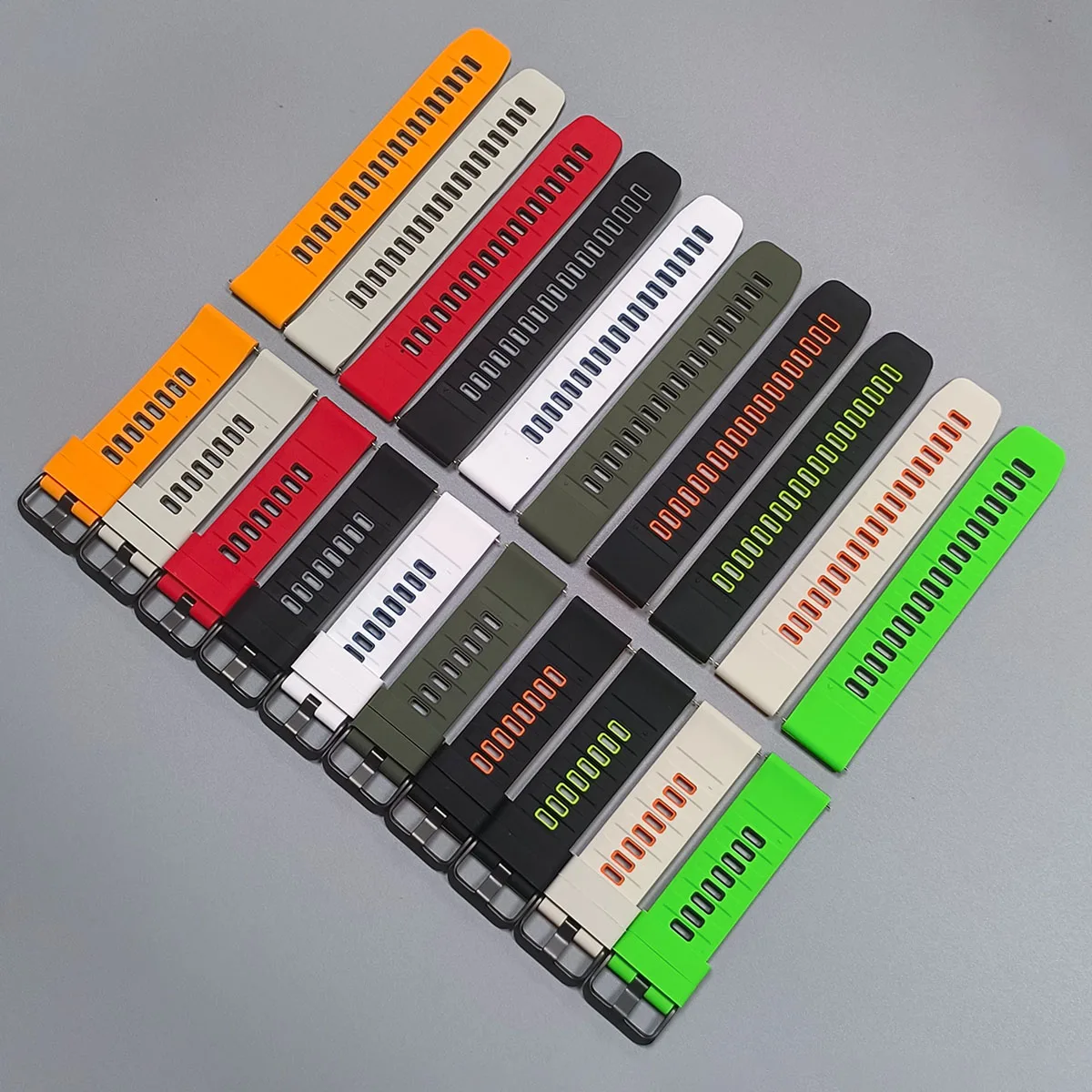 22mm Sports Band For COROS PACE 3/APEX 2 Pro Silicone Watch Strap For COROS APEX 46mm/APEX Pro Bracelet Replacement Wristbands