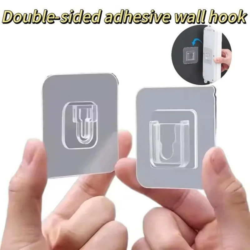Ganchos de pared autoadhesivos de doble cara, fuerte, pegajoso, transparente, sin rastro, gancho de pared para cocina y dormitorio, soportes de almacenamiento al por mayor