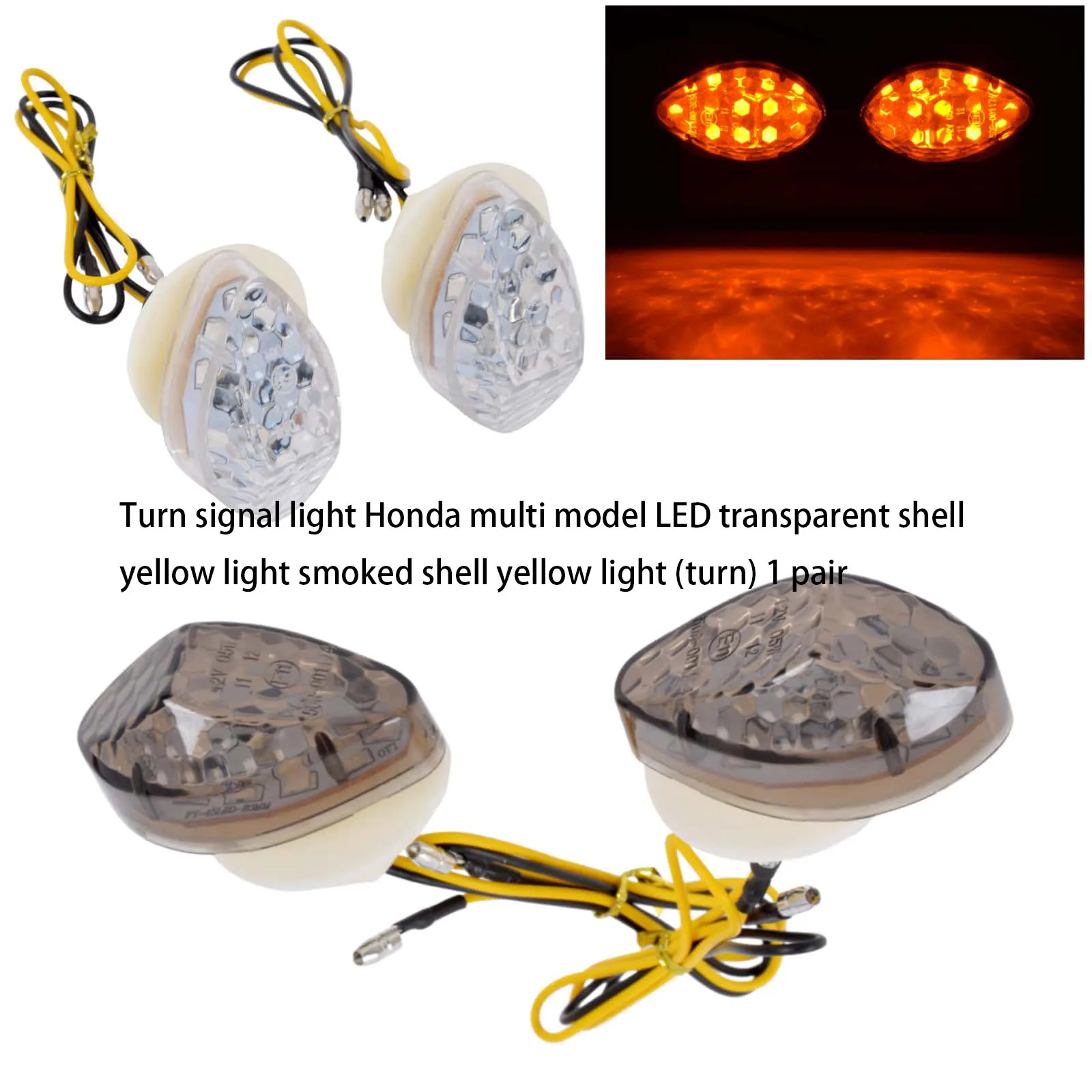 

Для Honda CBR600RR CBR1000RR 2004-2007 Kawasaki ZX6R ZX10R Yamaha R6 R1 Suzuki 2 шт. мотоциклетные светодиодные указатели поворота