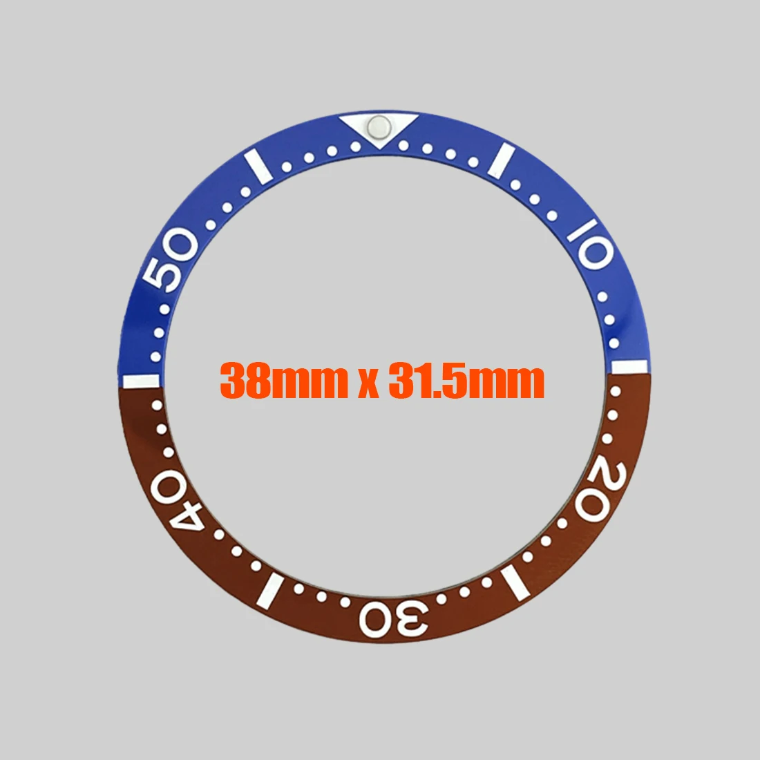 38mmx31.5mm Flat Ceramic Bezel Insert SRPD Bezel Ring Fit for Seiko SKX007 SKX009 SRPD Watch Case Ceramic Bezel Insert Parts