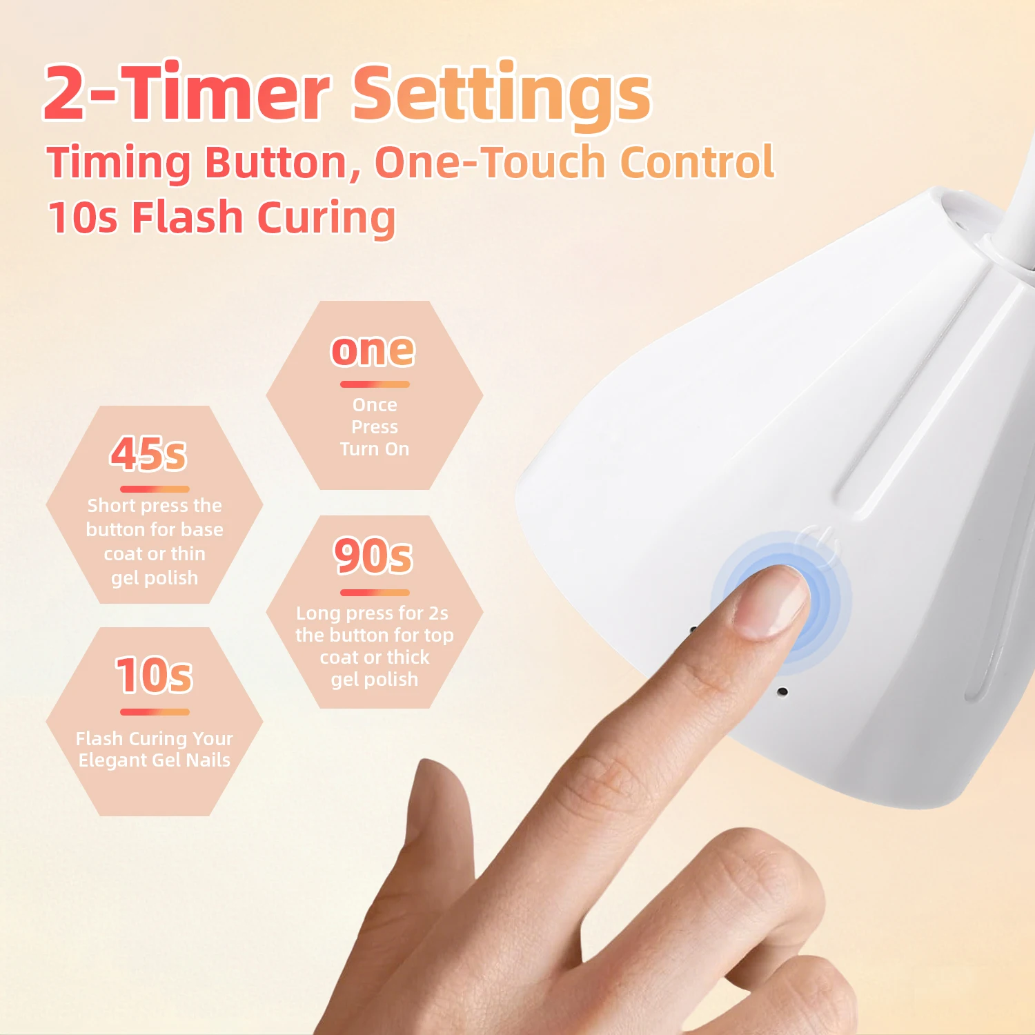 โคมไฟเล็บยูวีแอลอีดีแบบมืออาชีพ, โคมไฟอบเล็บแบบชาร์จไฟได้, โคมไฟเล็บปรับมุมได้, เหมาะสำหรับอุปกรณ์ร้านทำเล็บ